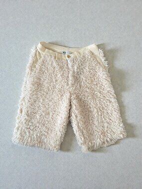 Y-3 Yohji Yamamoto x Adidas RARE Cream 100% Wool Bermuda 2014 Shorts Size XS